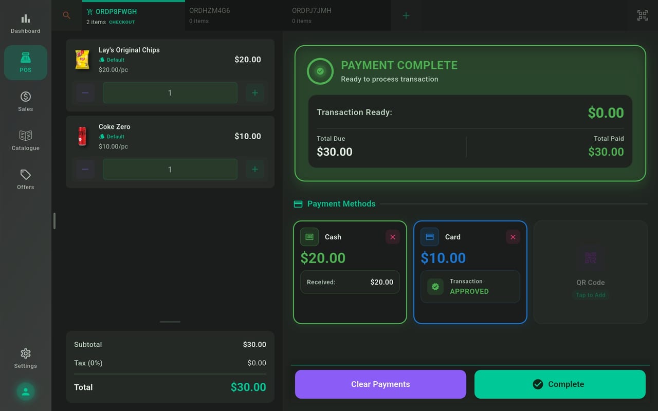 Budy POS — Payment Checkout