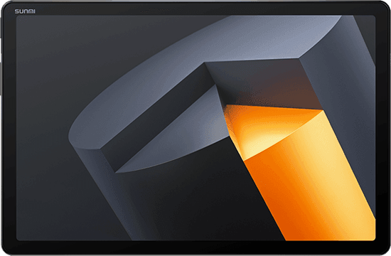 SUNMI CPad from the front — an 11″ commercial tablet